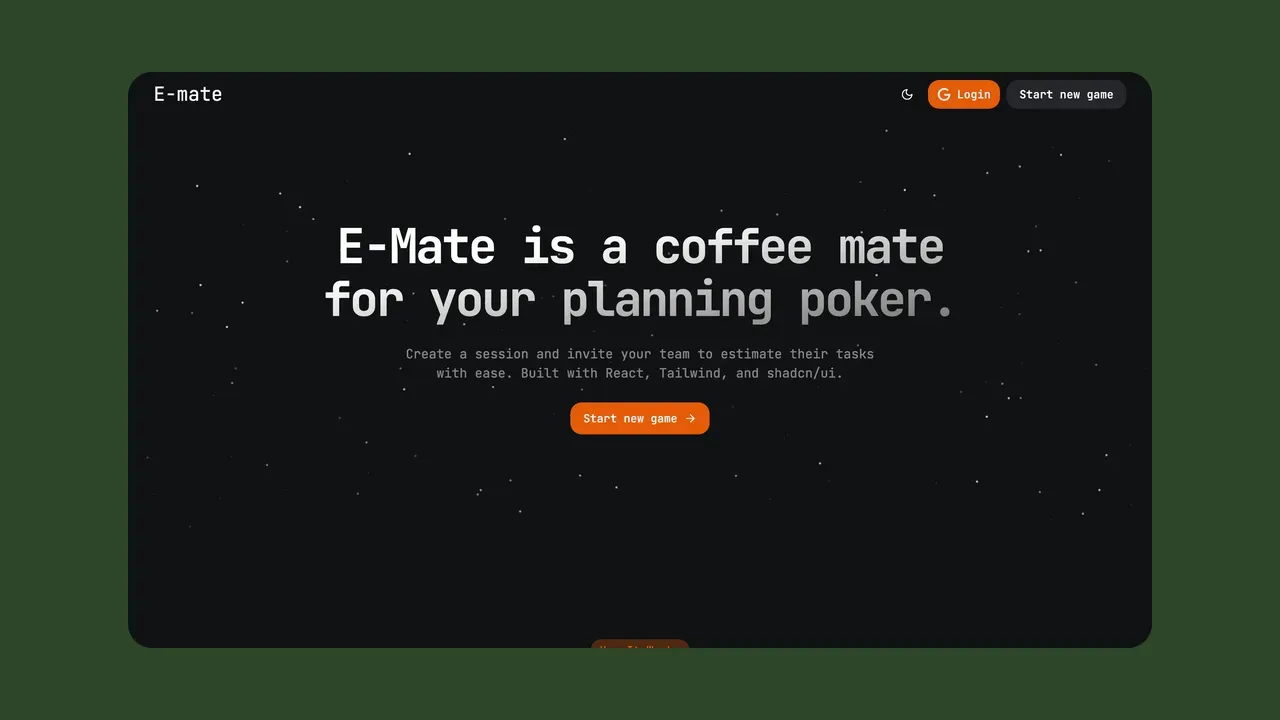 screenshot of E-Mate