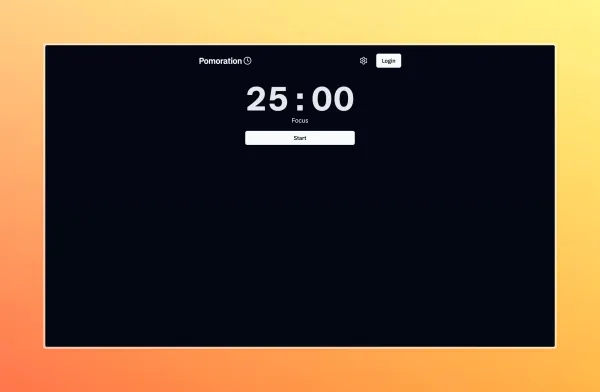 screenshot of Pomoration