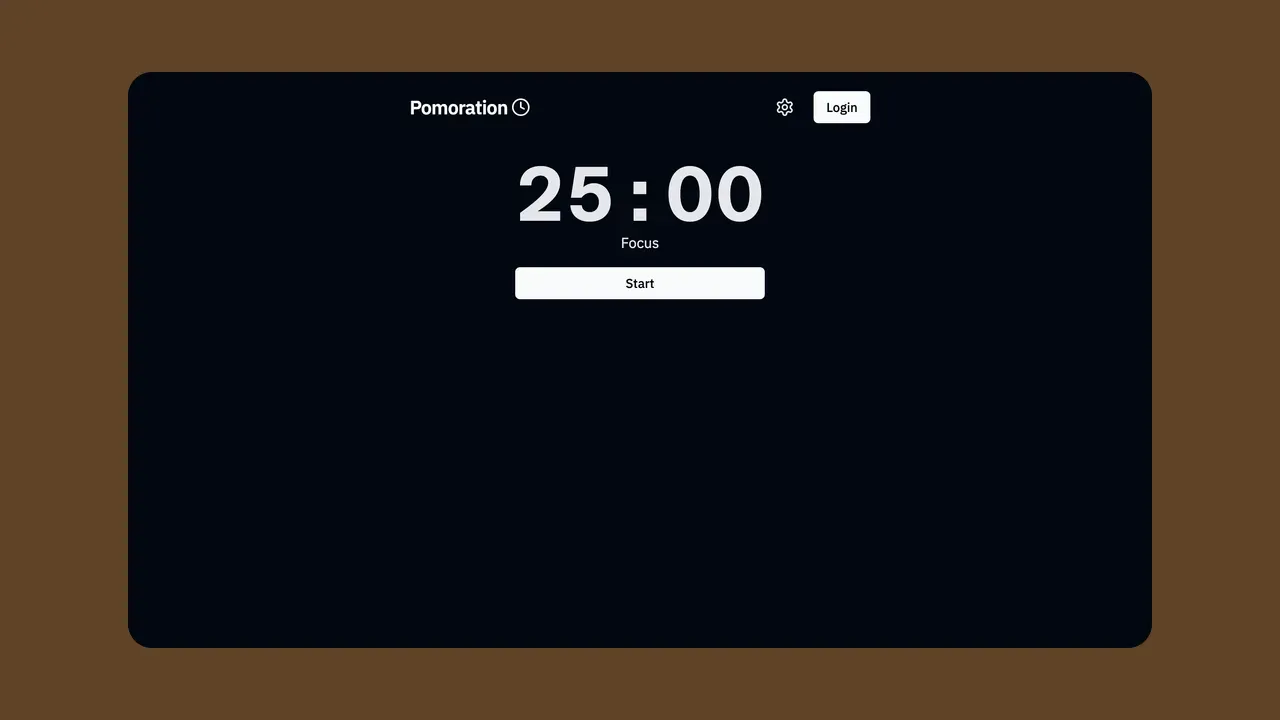 screenshot of Pomoration